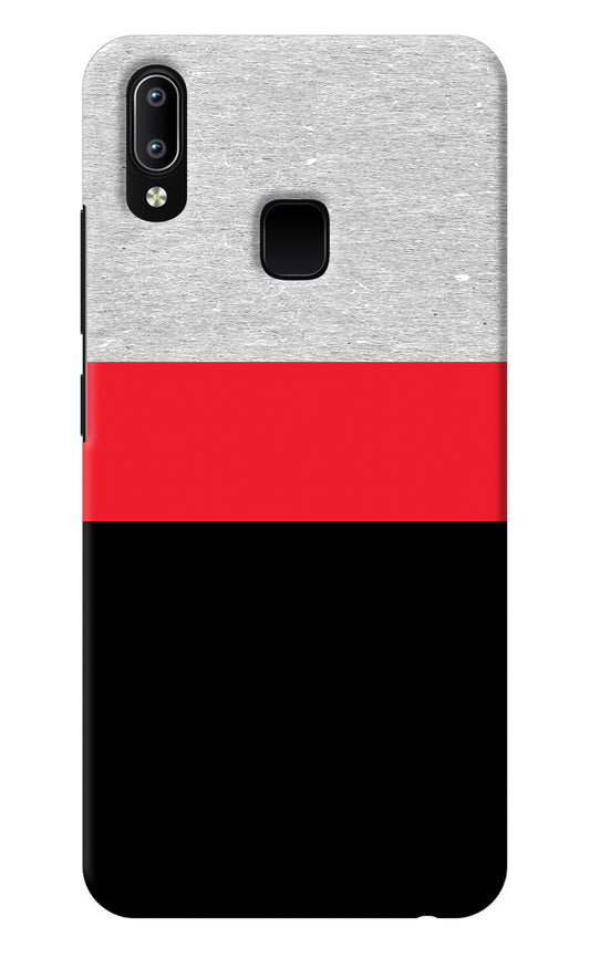 Tri Color Pattern Vivo Y91/Y93/Y95 Back Cover