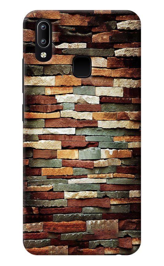 Bricks Pattern Vivo Y91/Y93/Y95 Back Cover