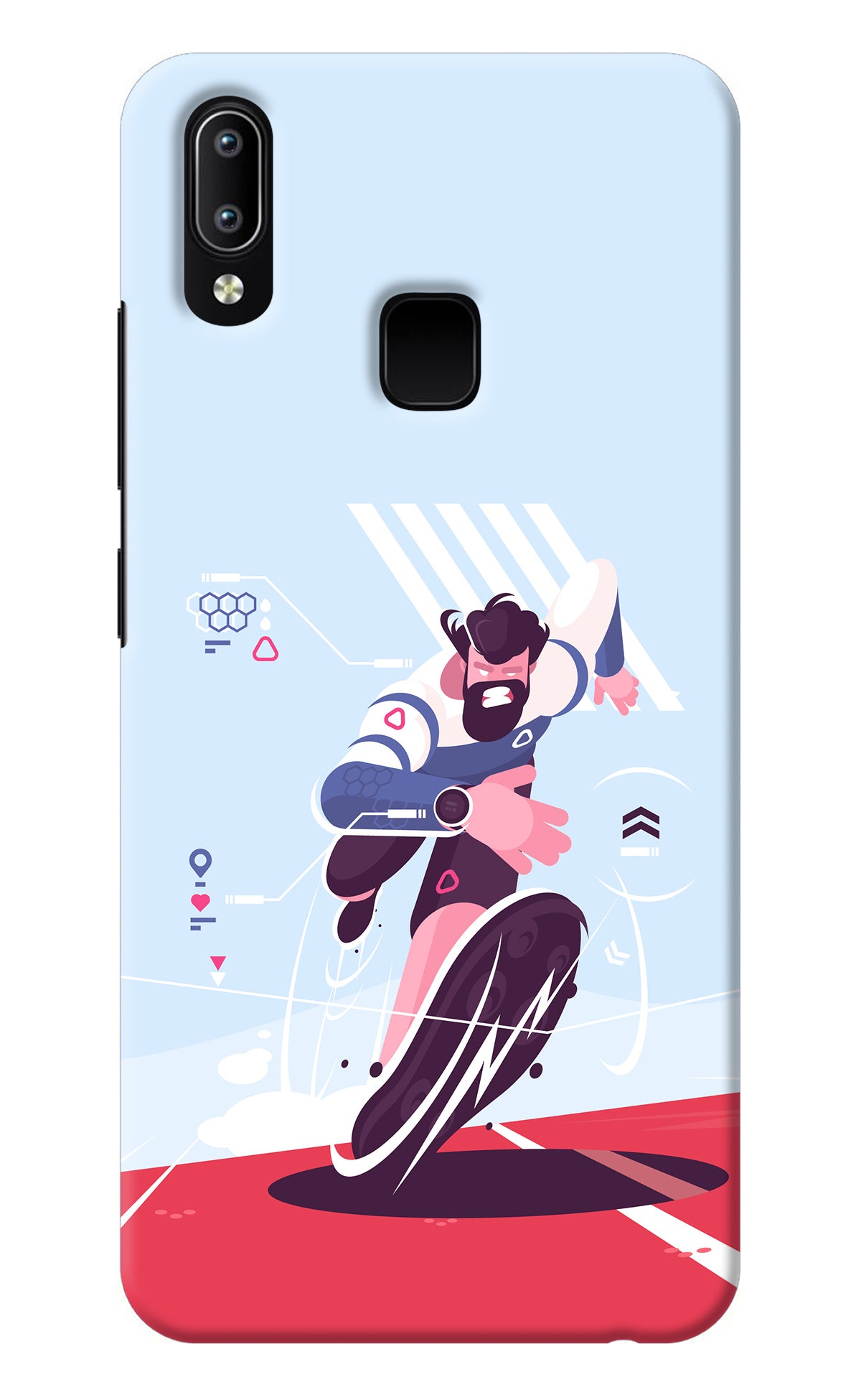 Run Pro Vivo Y91/Y93/Y95 Back Cover