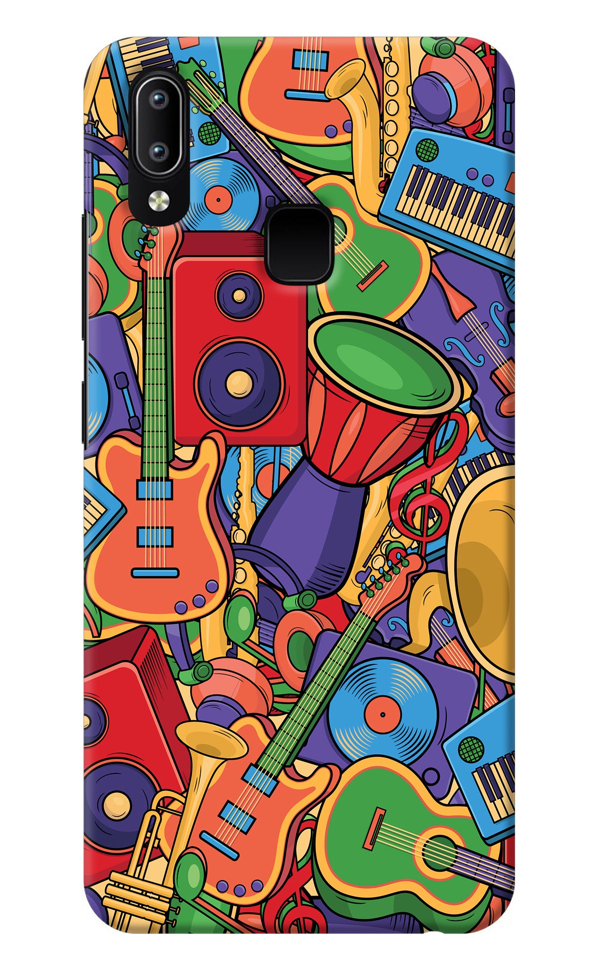 Music Instrument Doodle Vivo Y91/Y93/Y95 Back Cover