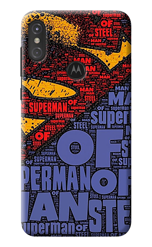 Superman Moto One Power Back Cover