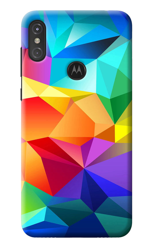 Abstract Pattern Moto One Power Back Cover