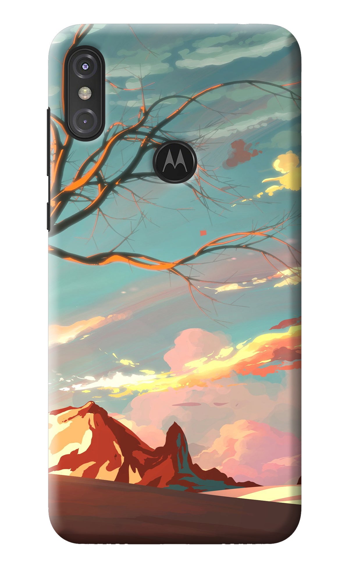 Scenery Moto One Power Back Cover