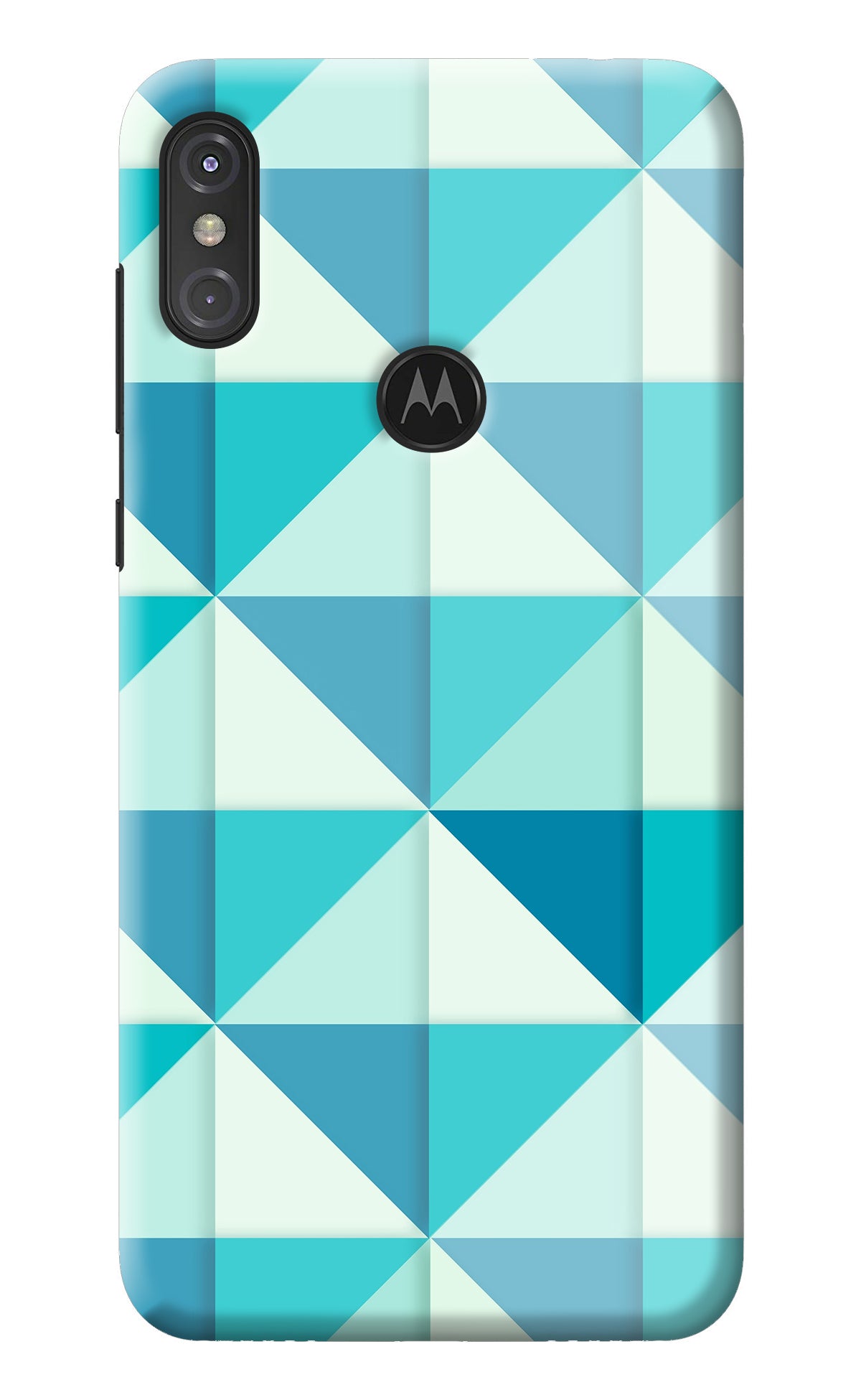 Abstract Moto One Power Back Cover