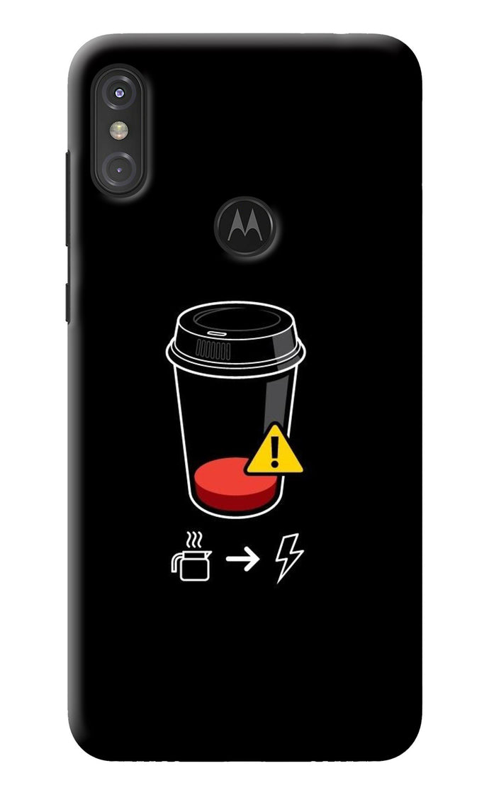 Coffee Moto One Power Back Cover