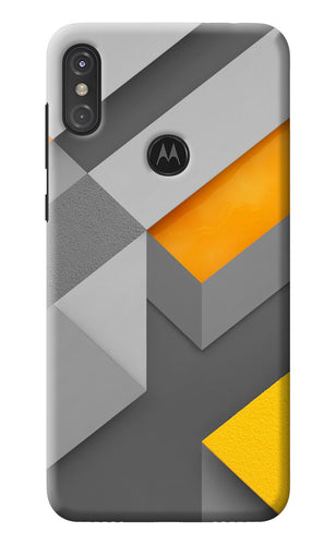 Abstract Moto One Power Back Cover