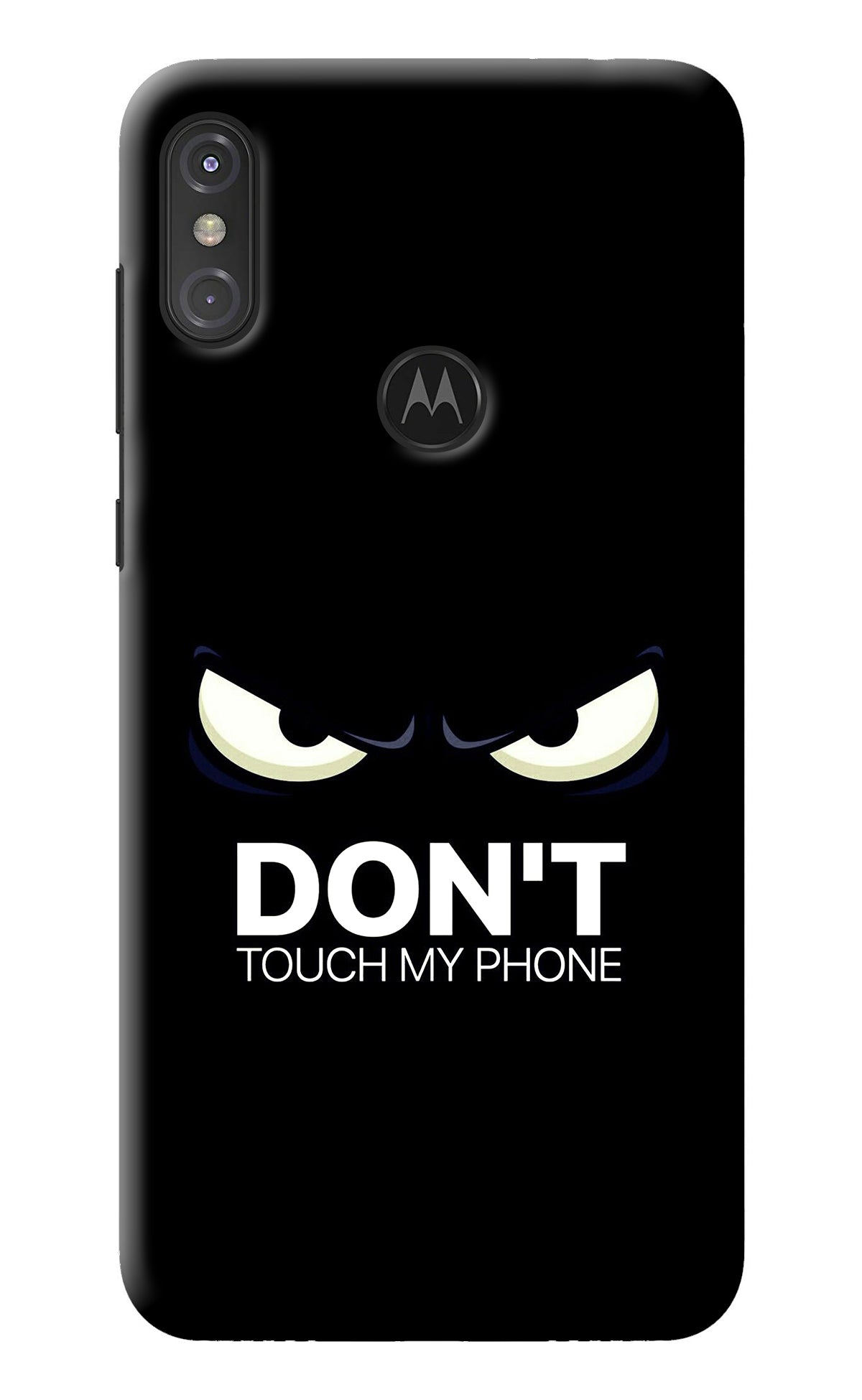 Don'T Touch My Phone Moto One Power Back Cover