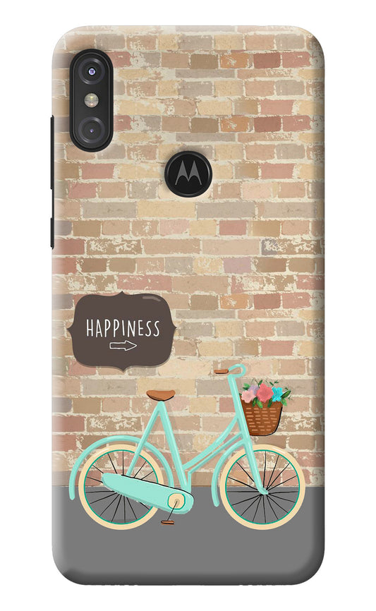 Happiness Artwork Moto One Power Back Cover