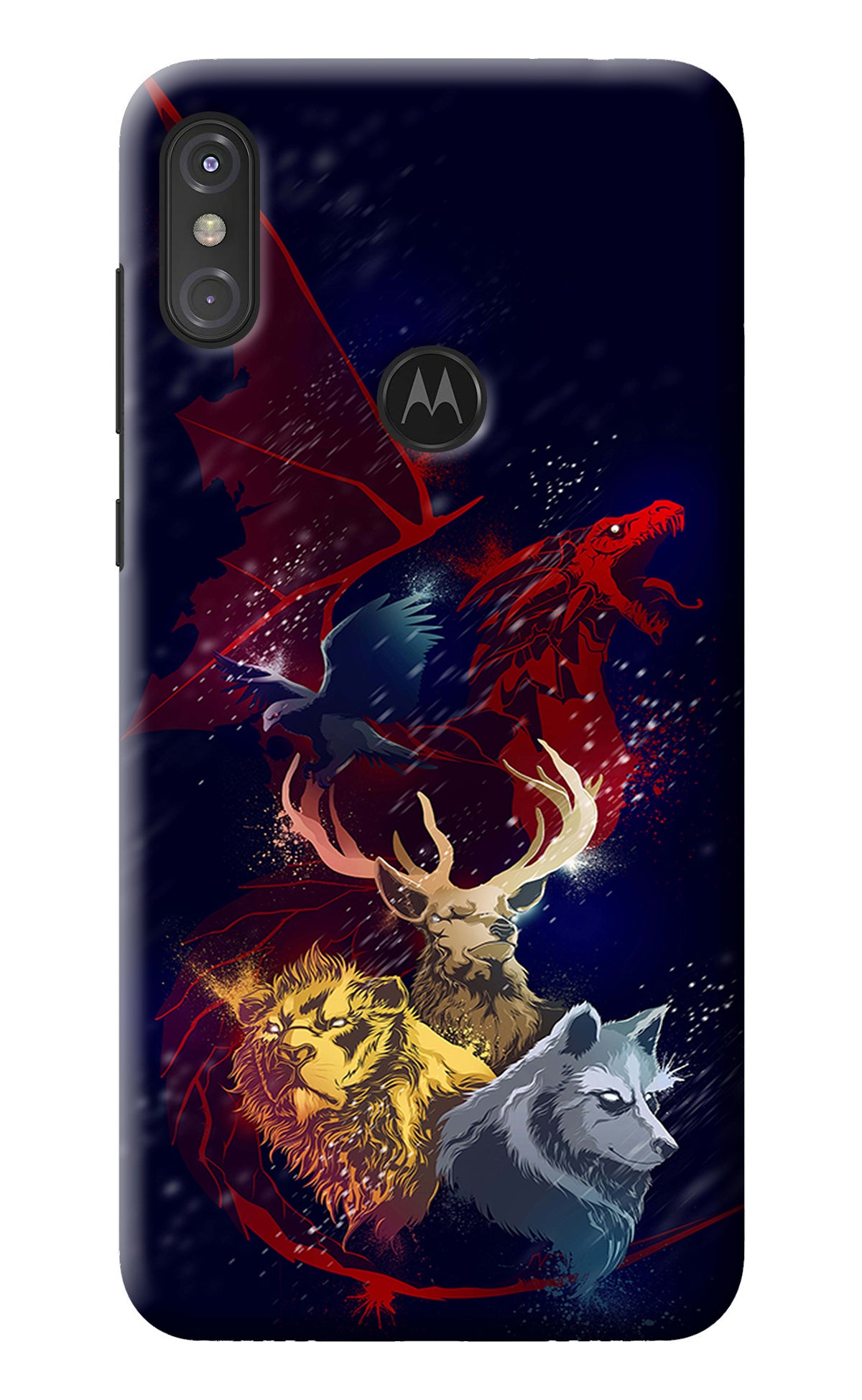 Game Of Thrones Moto One Power Back Cover