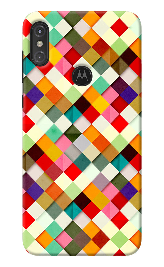 Geometric Abstract Colorful Moto One Power Back Cover