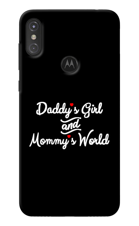 Daddy's Girl and Mommy's World Moto One Power Back Cover
