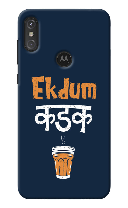 Ekdum Kadak Chai Moto One Power Back Cover