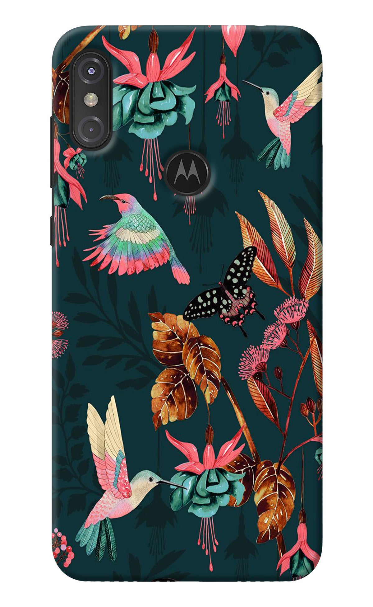 Birds Moto One Power Back Cover