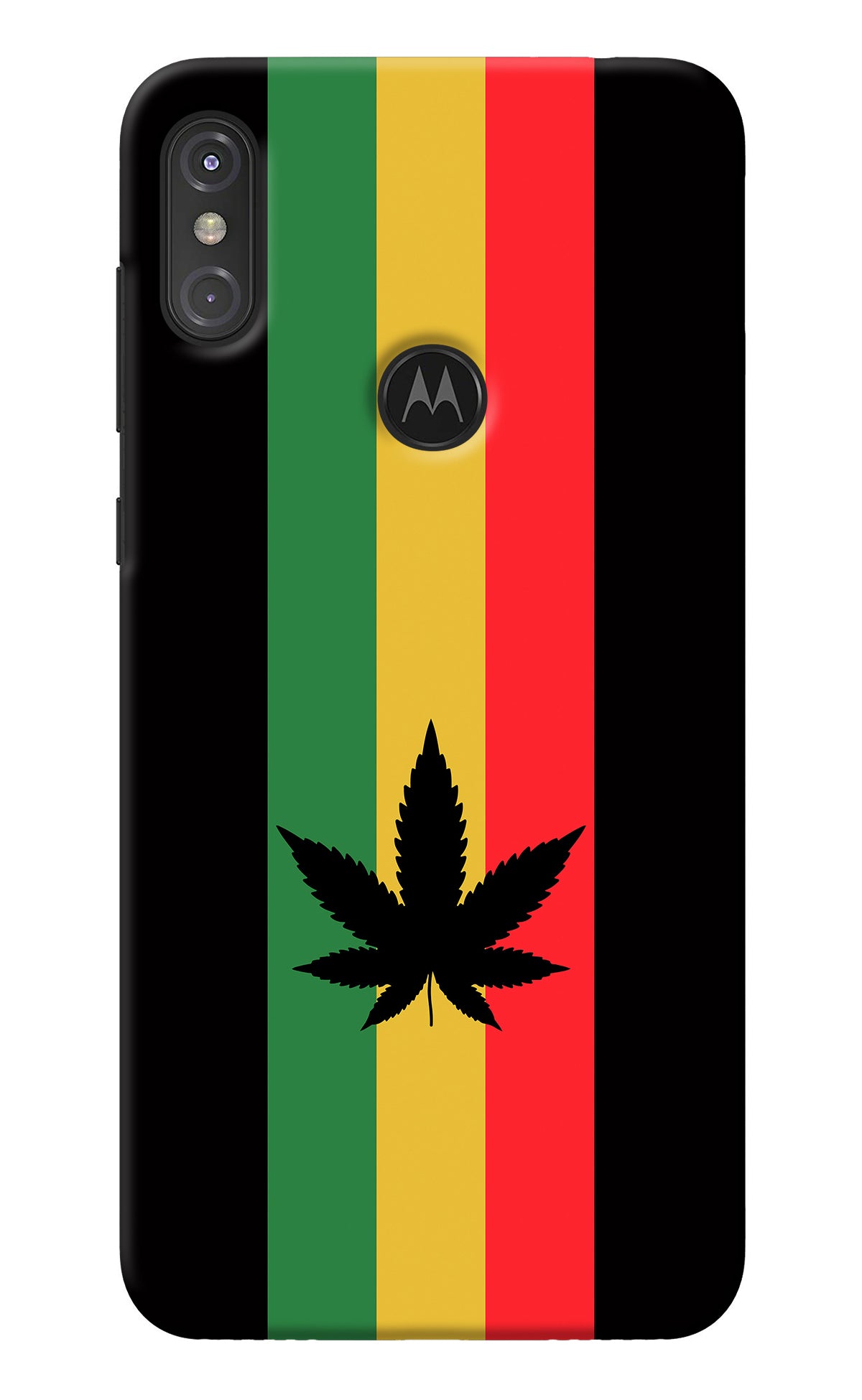 Weed Flag Moto One Power Back Cover
