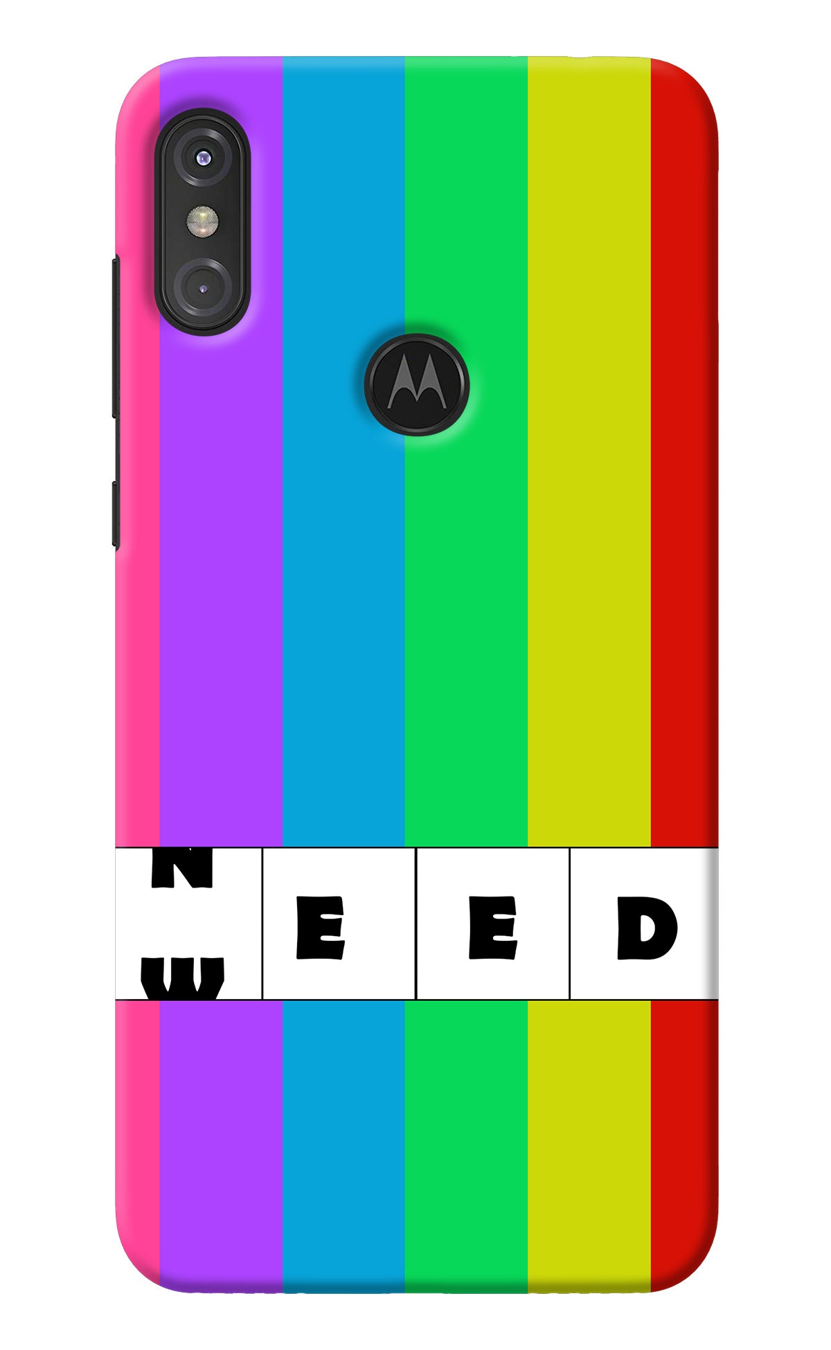 Need Weed Moto One Power Back Cover