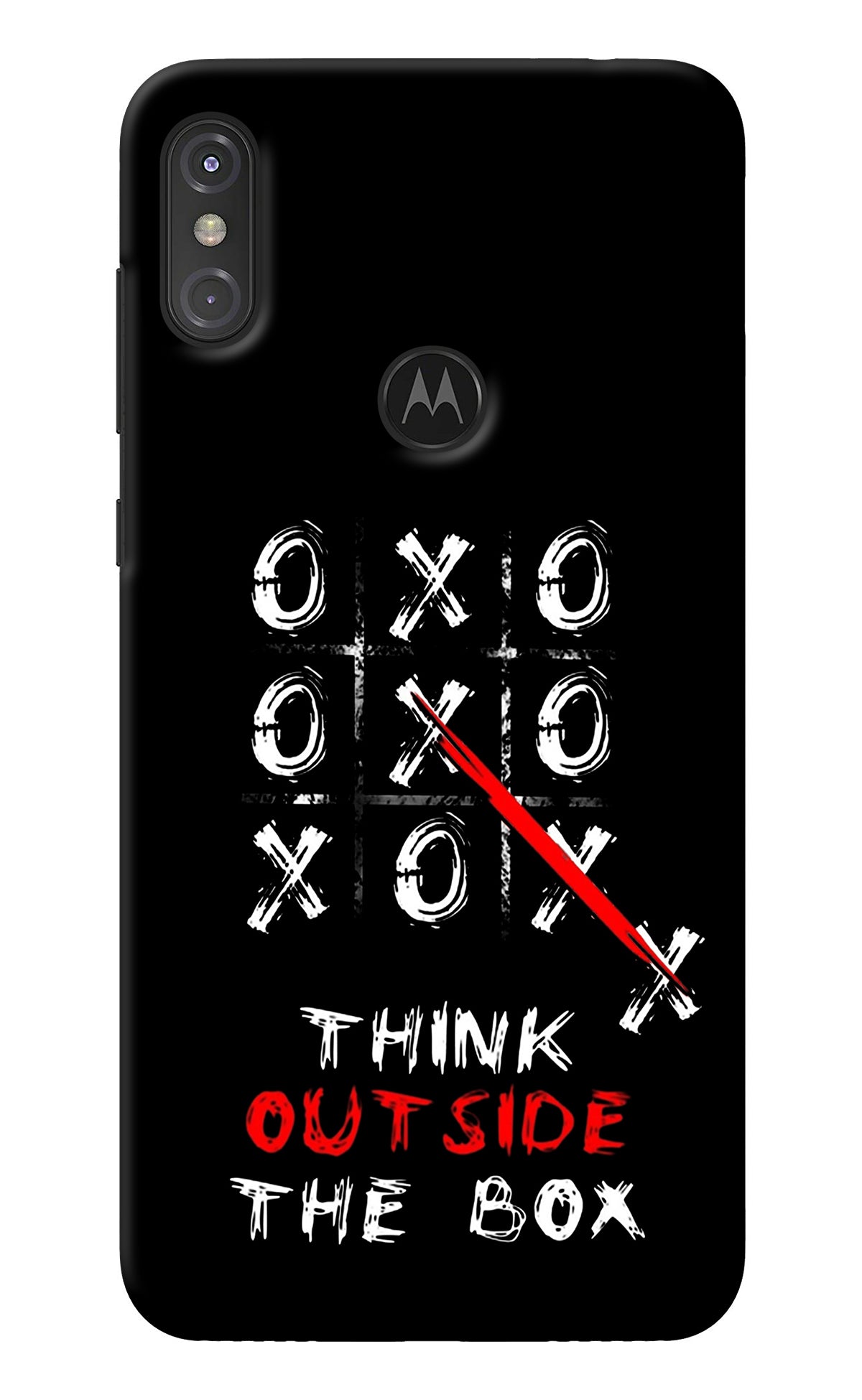 Think out of the BOX Moto One Power Back Cover