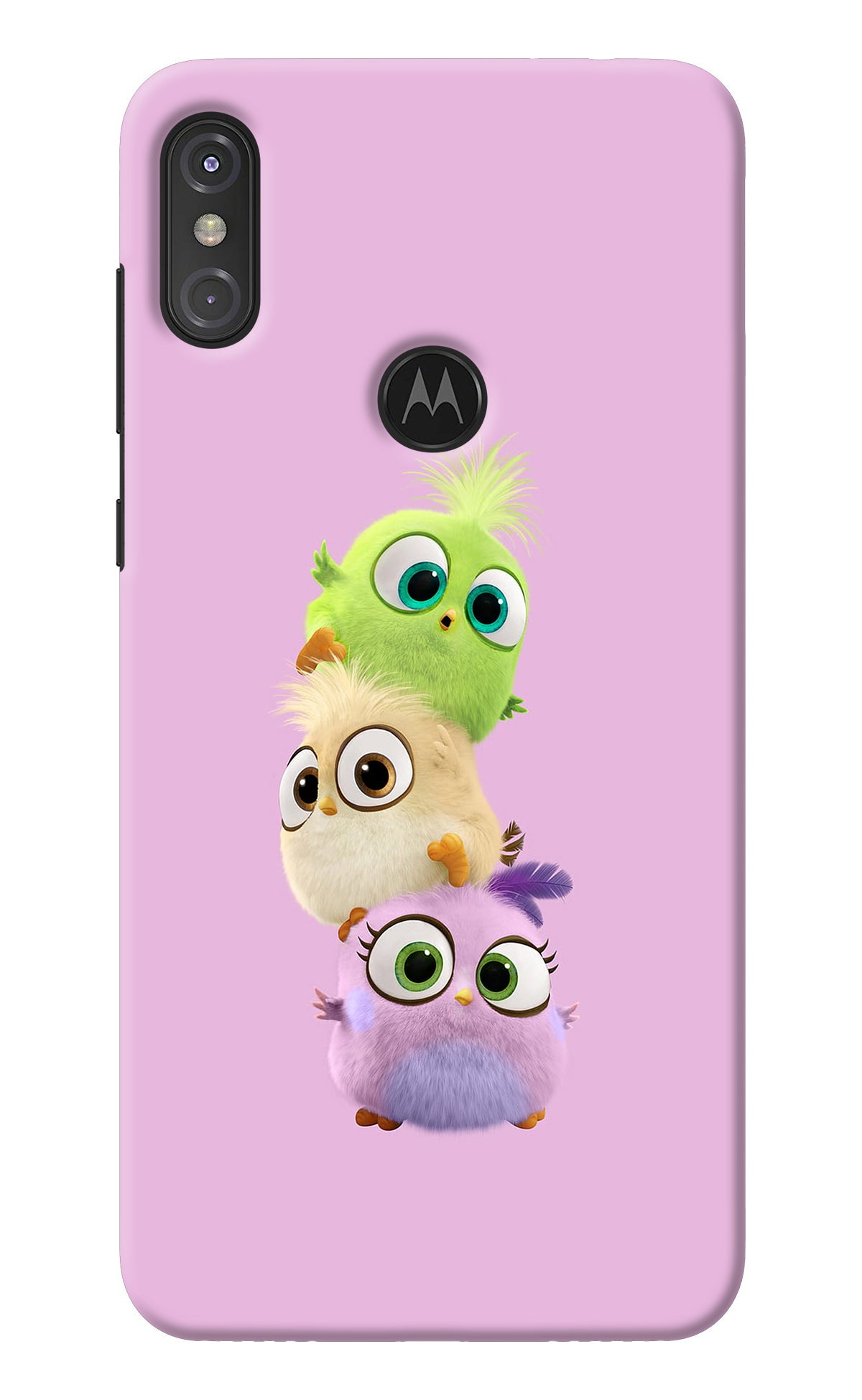 Cute Little Birds Moto One Power Back Cover