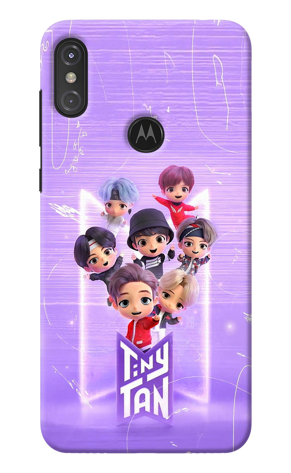 BTS Tiny Tan Moto One Power Back Cover