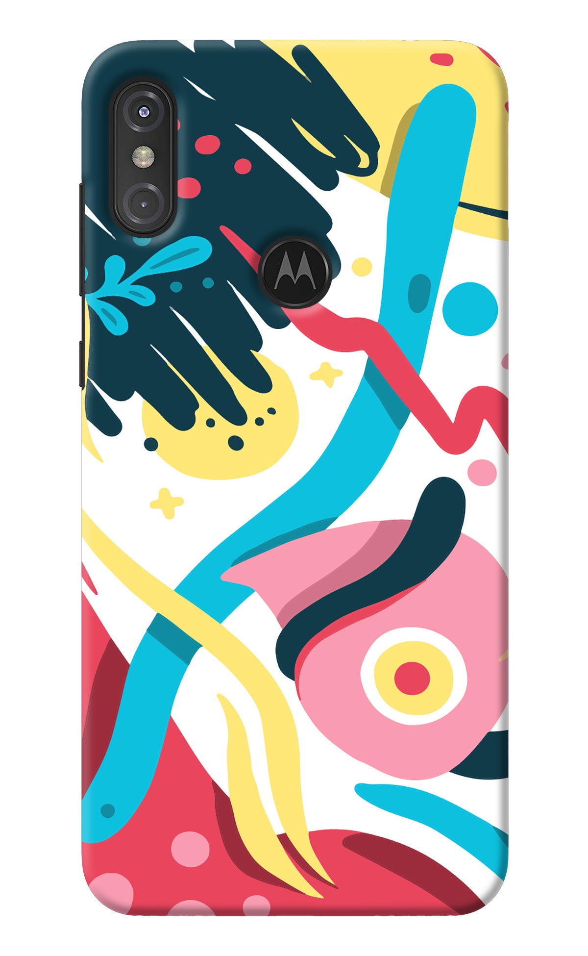 Trippy Moto One Power Back Cover