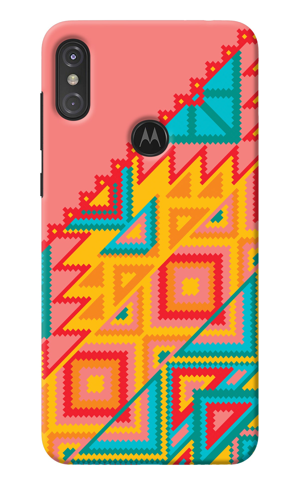 Aztec Tribal Moto One Power Back Cover