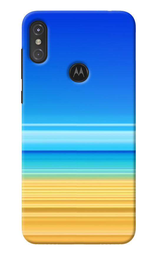 Beach Art Moto One Power Back Cover