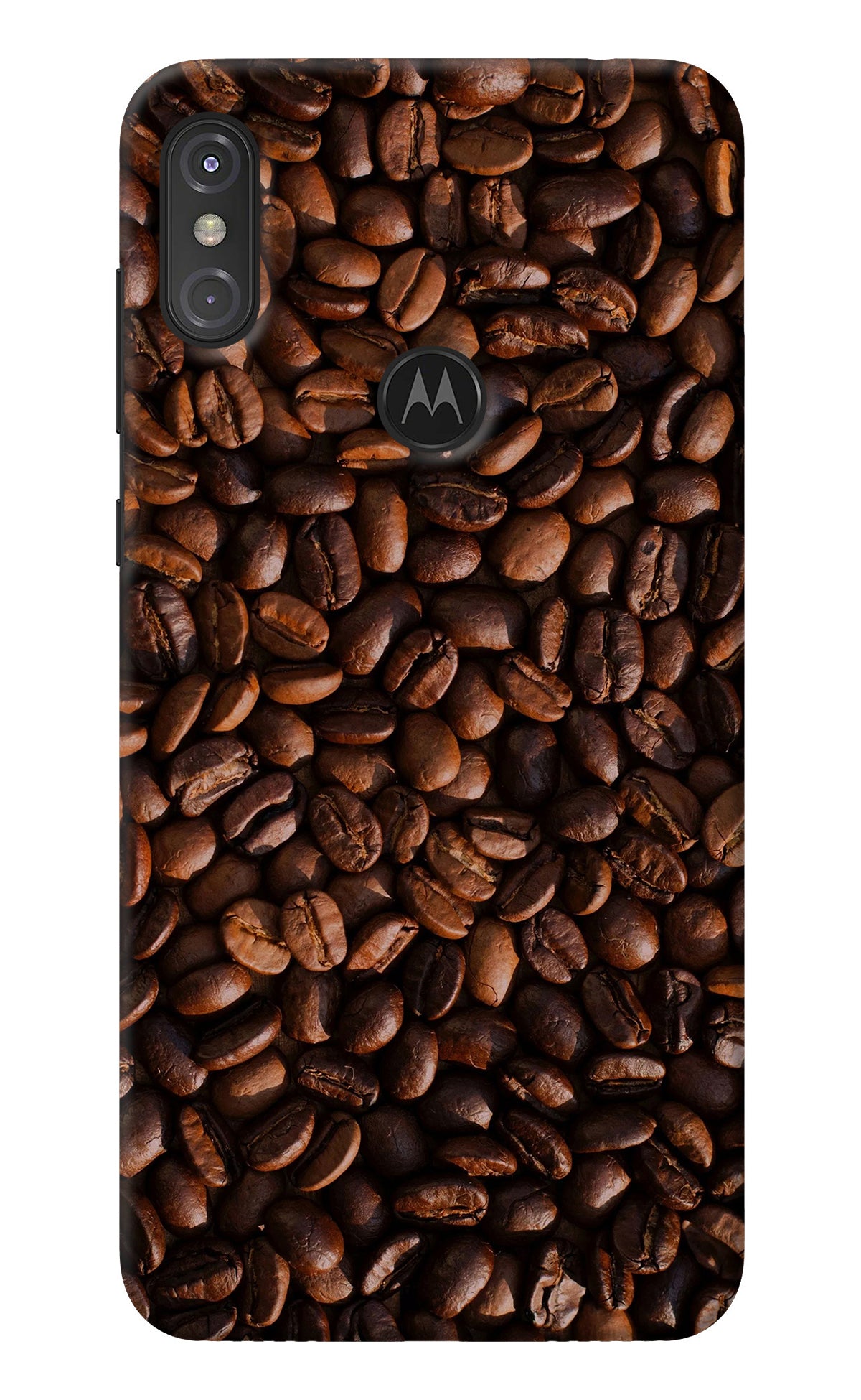 Coffee Beans Moto One Power Back Cover