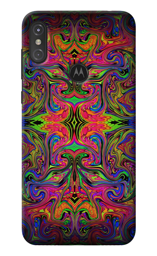 Psychedelic Art Moto One Power Back Cover