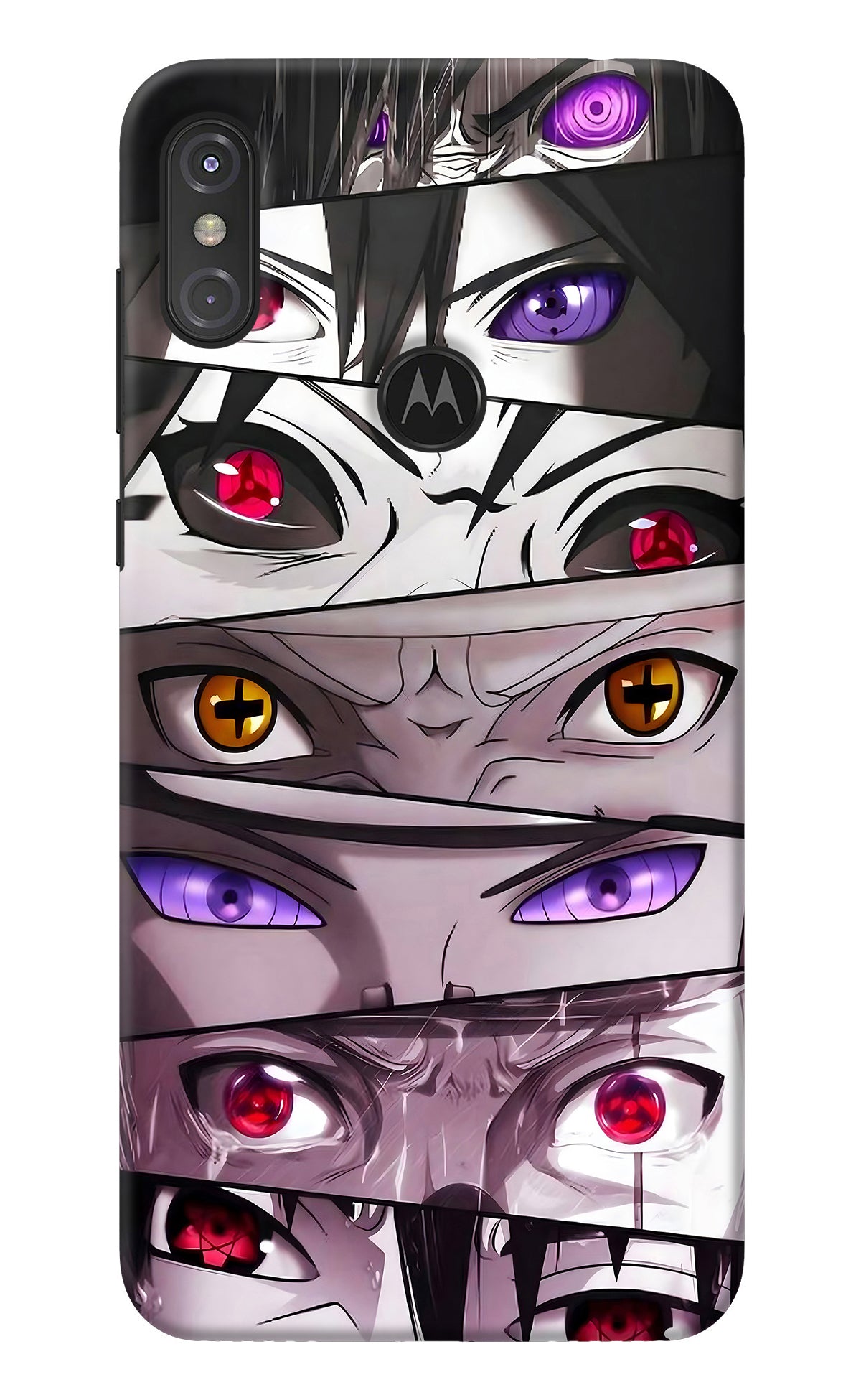 Naruto Anime Moto One Power Back Cover