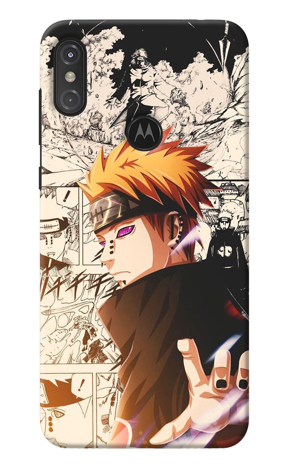 Pain Anime Moto One Power Back Cover