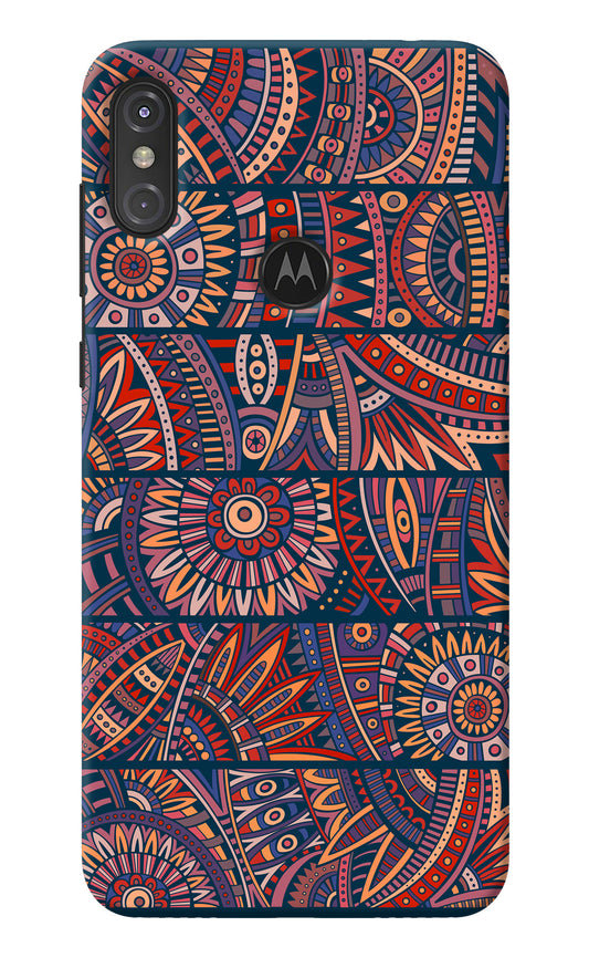 African Culture Design Moto One Power Back Cover