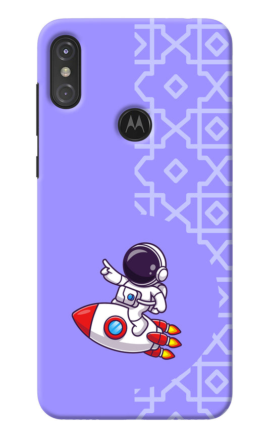 Cute Astronaut Moto One Power Back Cover