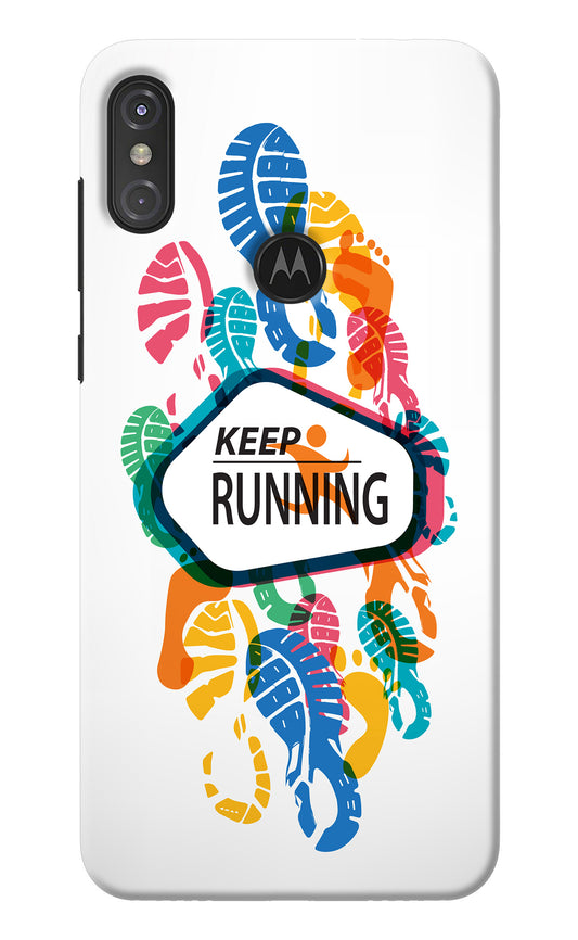 Keep Running Moto One Power Back Cover