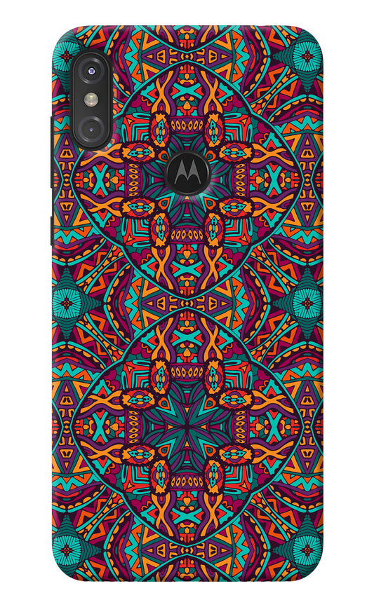 Colour Mandala Moto One Power Back Cover