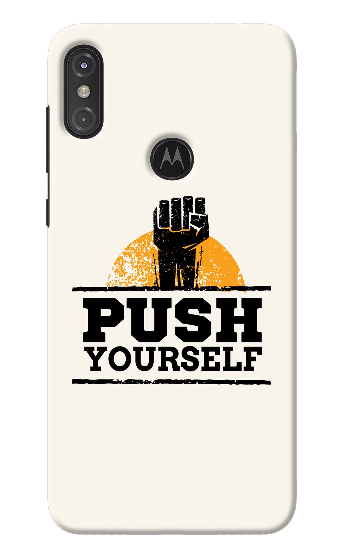 Push Yourself Moto One Power Back Cover