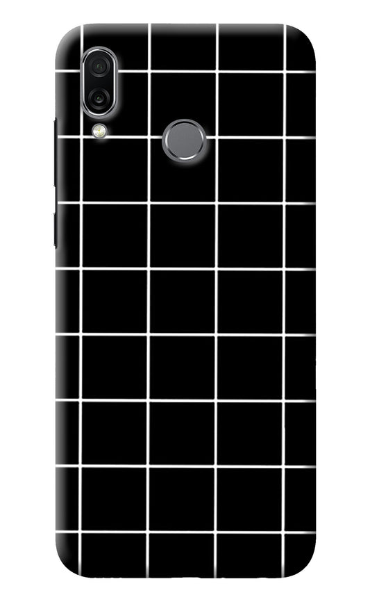 White Grid Honor Play Back Cover