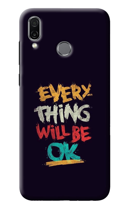 Everything Will Be Ok Honor Play Back Cover