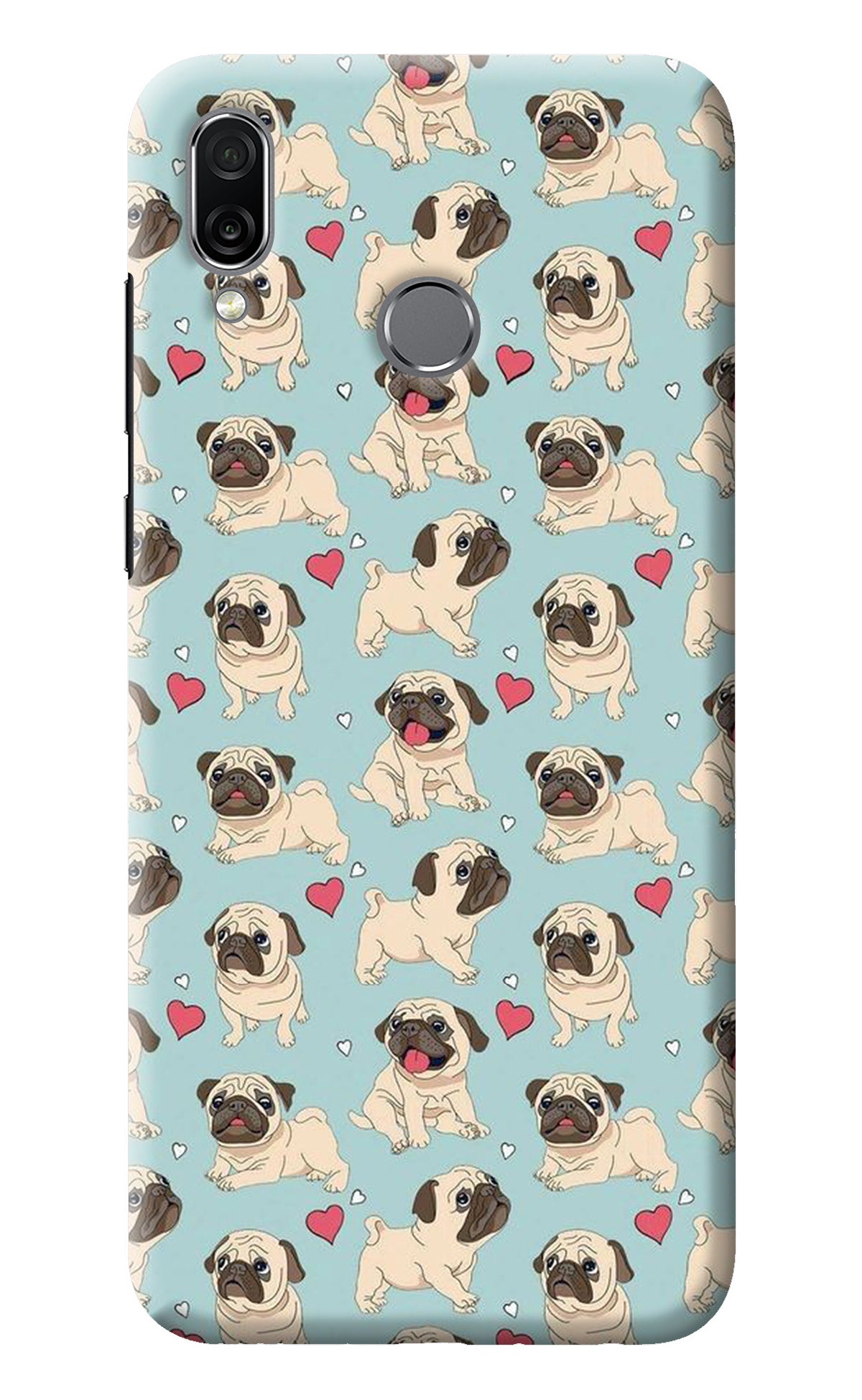 Pug Dog Honor Play Back Cover