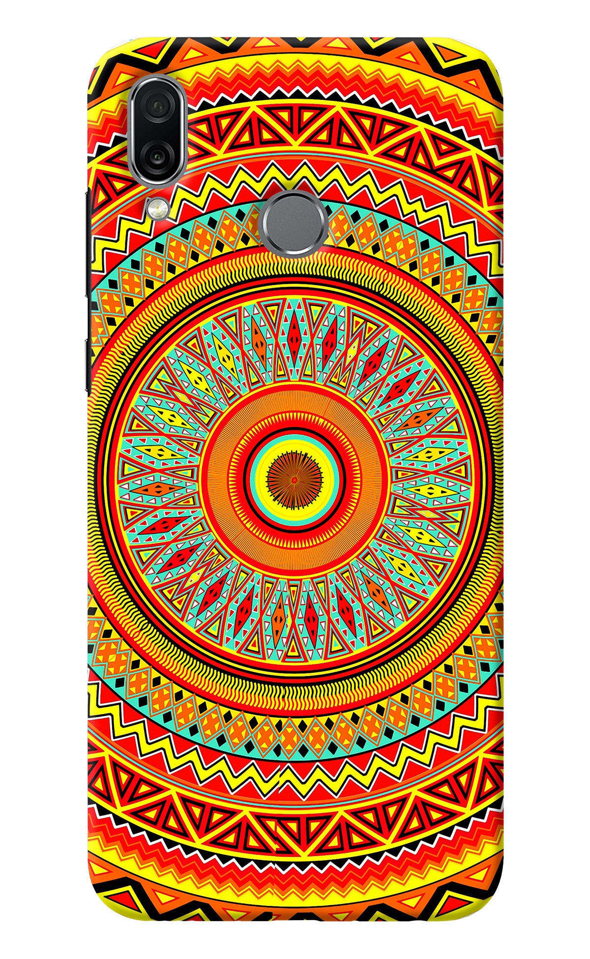 Mandala Pattern Honor Play Back Cover