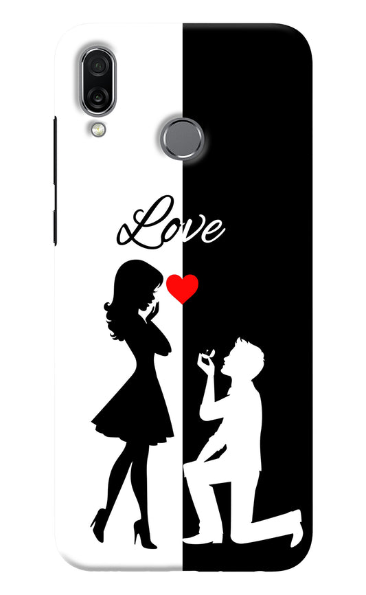 Love Propose Black And White Honor Play Back Cover