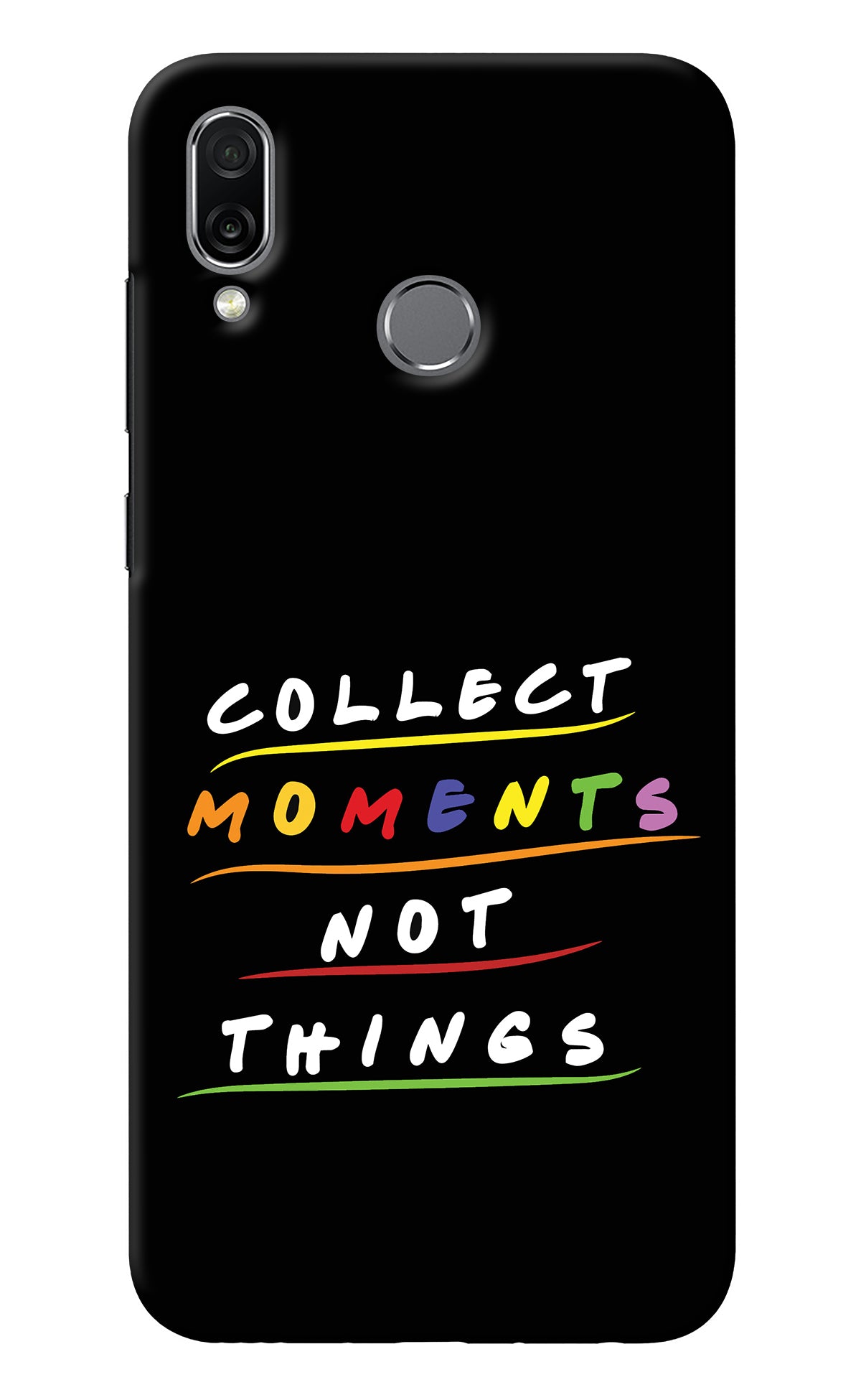 Collect Moments Not Things Honor Play Back Cover