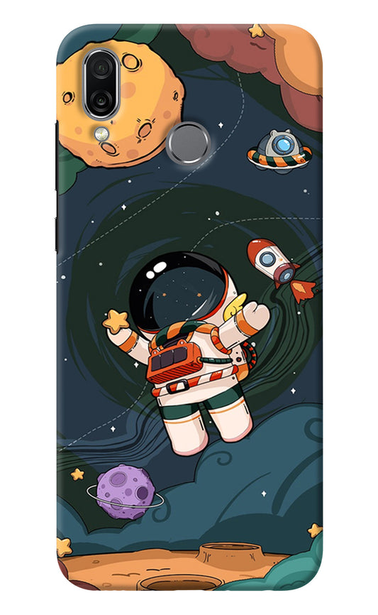 Cartoon Astronaut Honor Play Back Cover