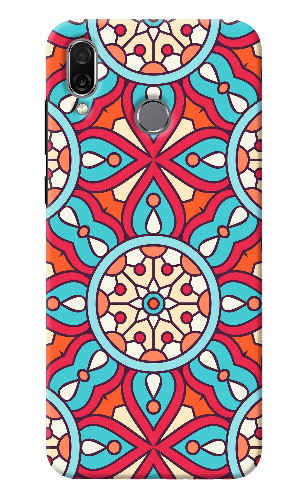 Mandala Geometric Honor Play Back Cover