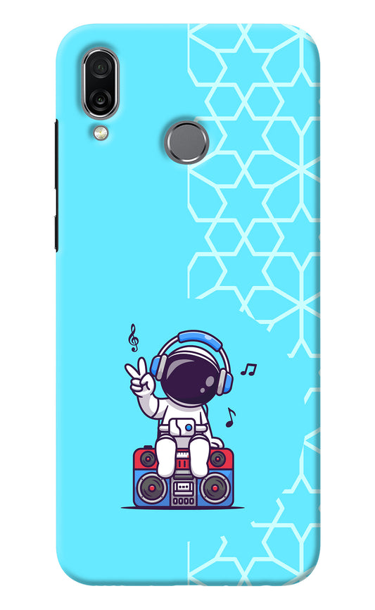 Cute Astronaut Chilling Honor Play Back Cover