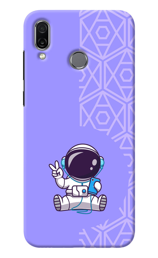 Cute Astronaut Chilling Honor Play Back Cover