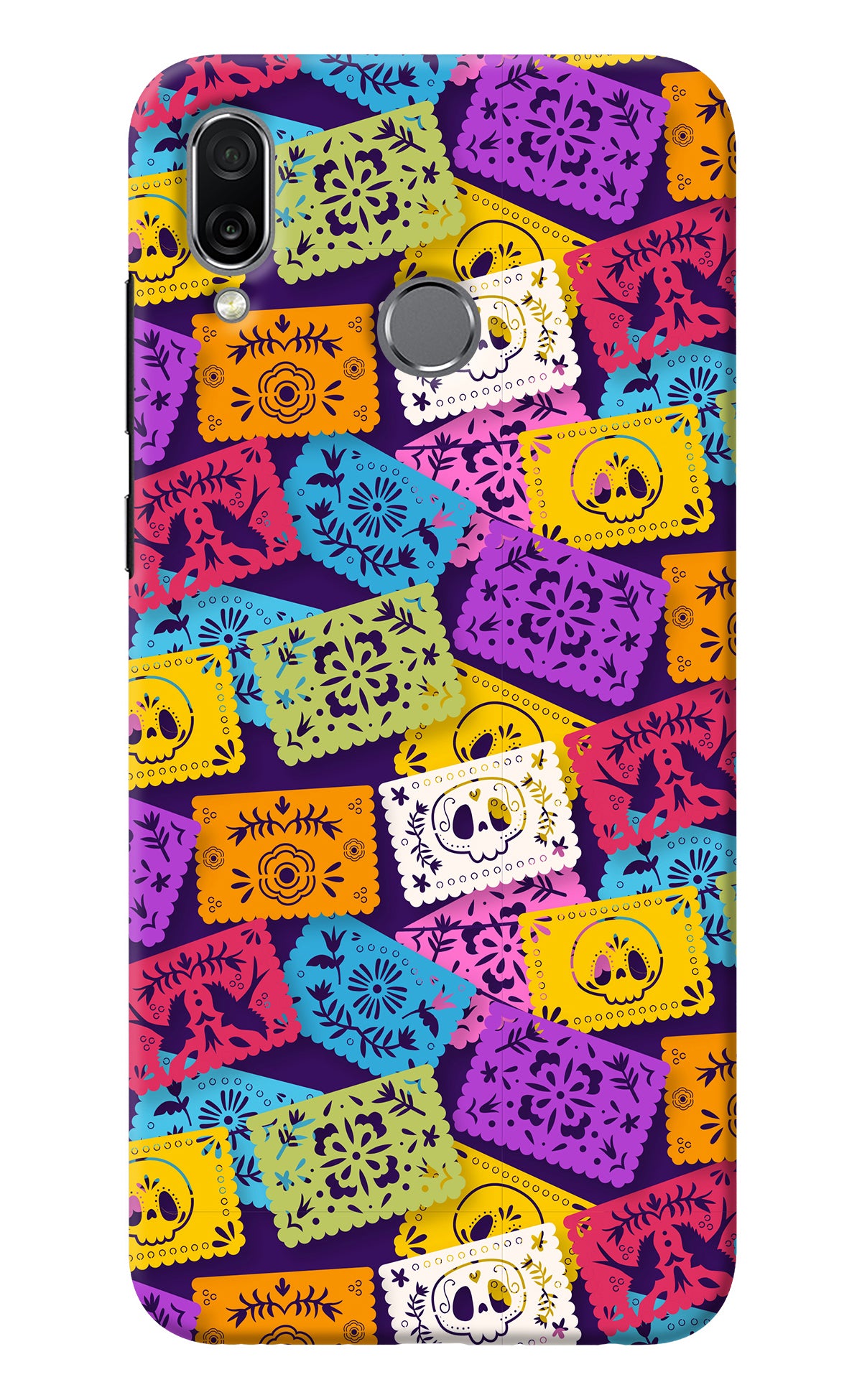 Mexican Pattern Honor Play Back Cover