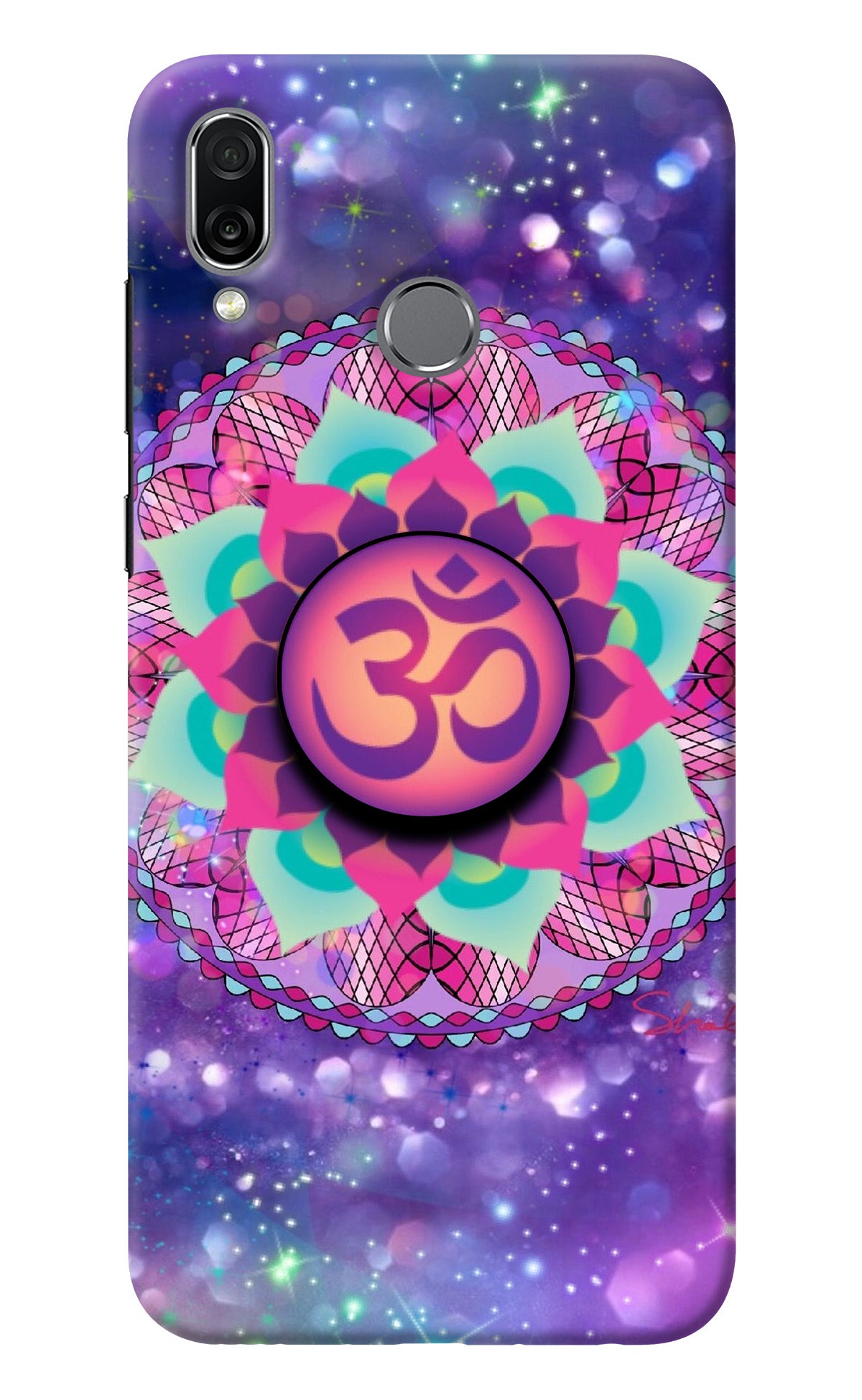 Om Purple Honor Play Pop Case