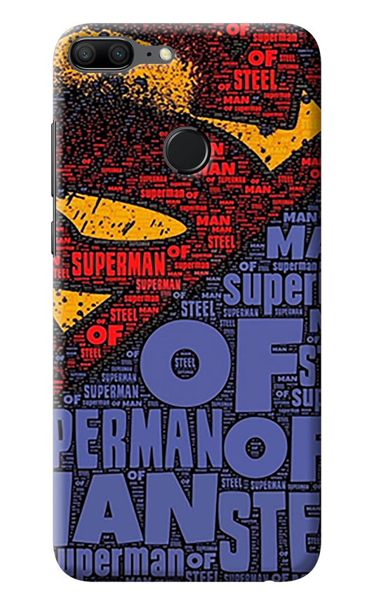 Superman Honor 9 Lite Back Cover