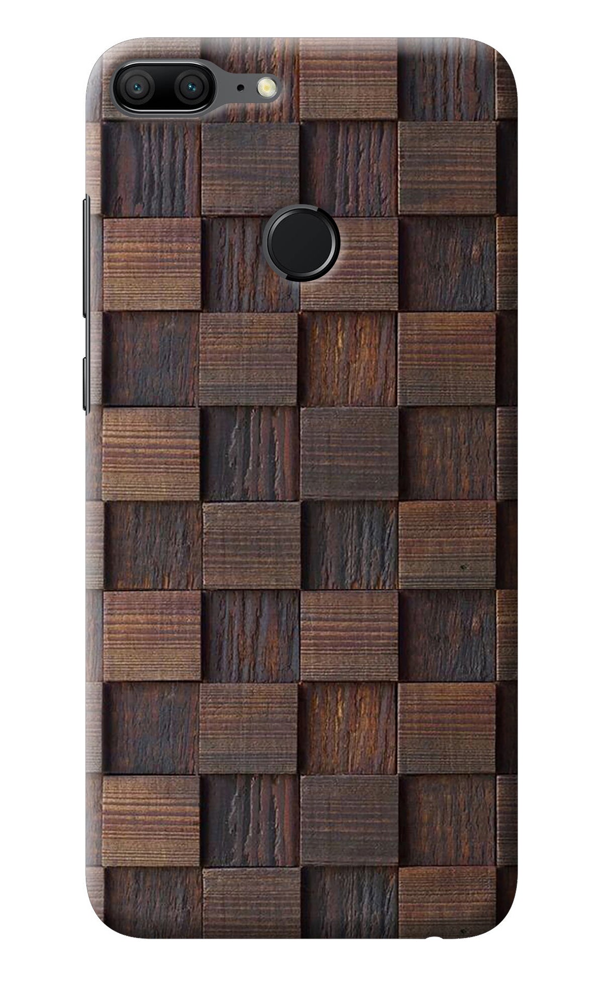 Wooden Cube Design Honor 9 Lite Back Cover