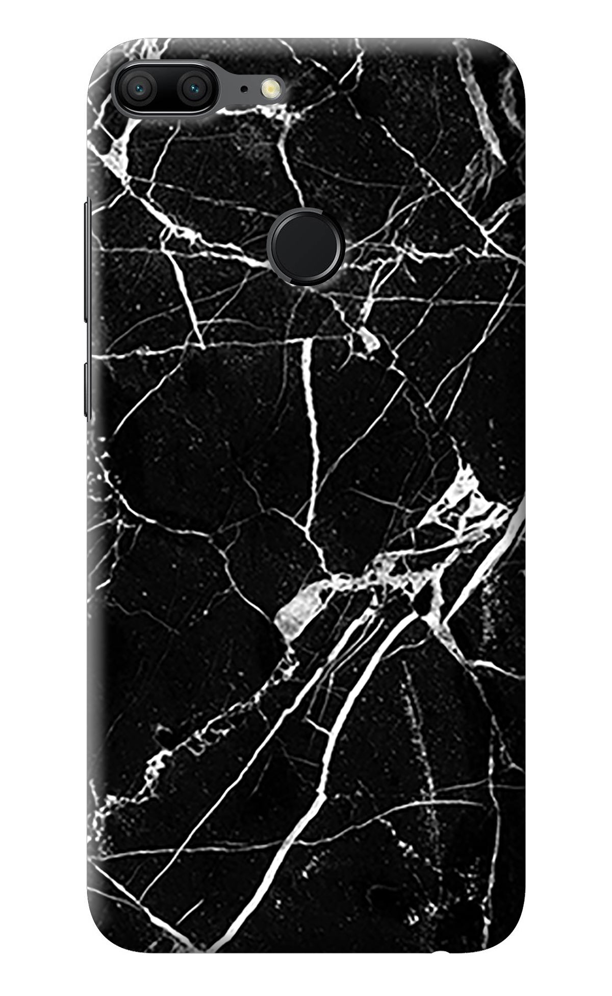 Black Marble Pattern Honor 9 Lite Back Cover