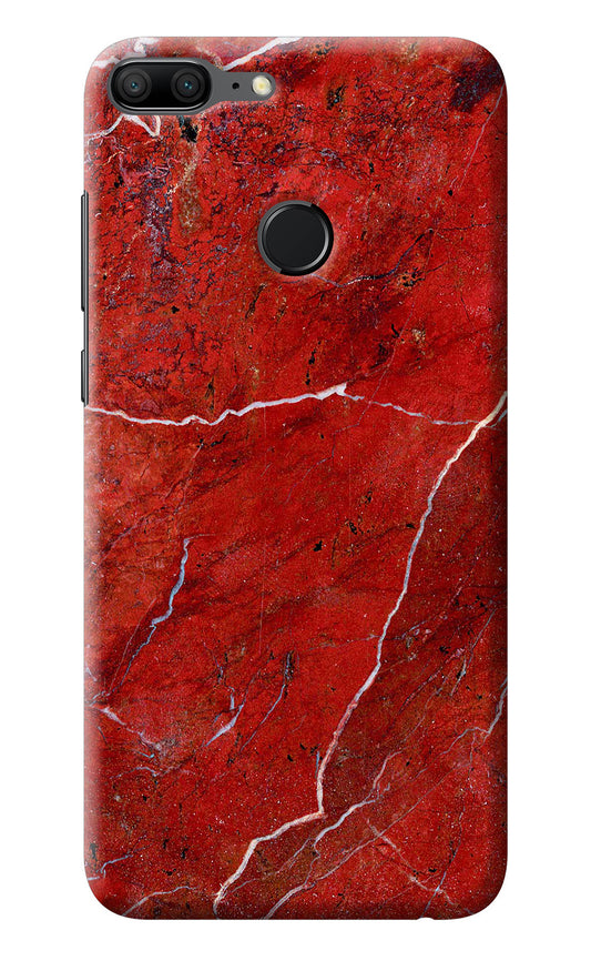 Red Marble Design Honor 9 Lite Back Cover